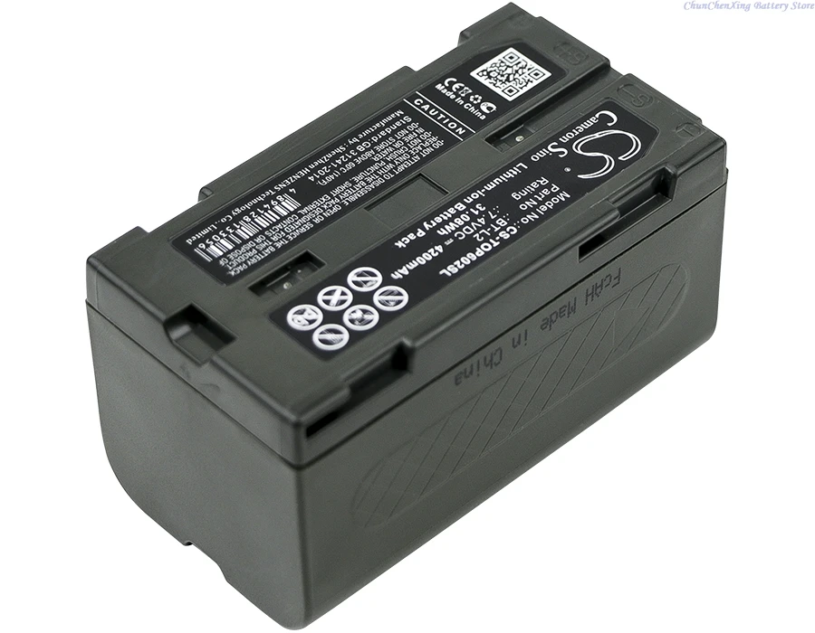Cameron Sino 7.4V 4200mAh battery BT-L2 for Topcon ES OS Total Station, ES-602,ES-602G,ES-600G,ES-605G,OS-602G,OS-605G,ES-605
