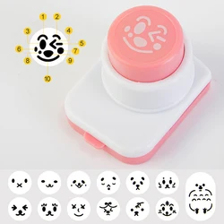 Rice Ball Molds DIY Seaweed Nori Punch Cutter Smile Face Cartoon Rice Ball Onigiri Mould Embossing Device Sushi Mold Bento Decor