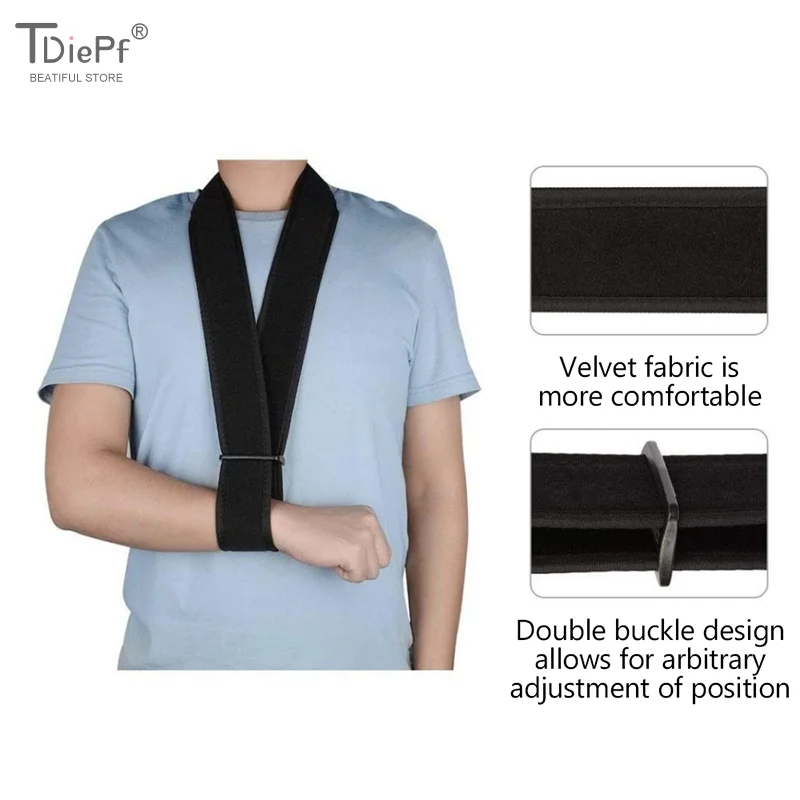 

1PC Breathable Arm Sling Adjustable Arm Support Strap Immobilizer For Injury Shoulder Elbow Wrist Dislocation Fracture BraceBelt