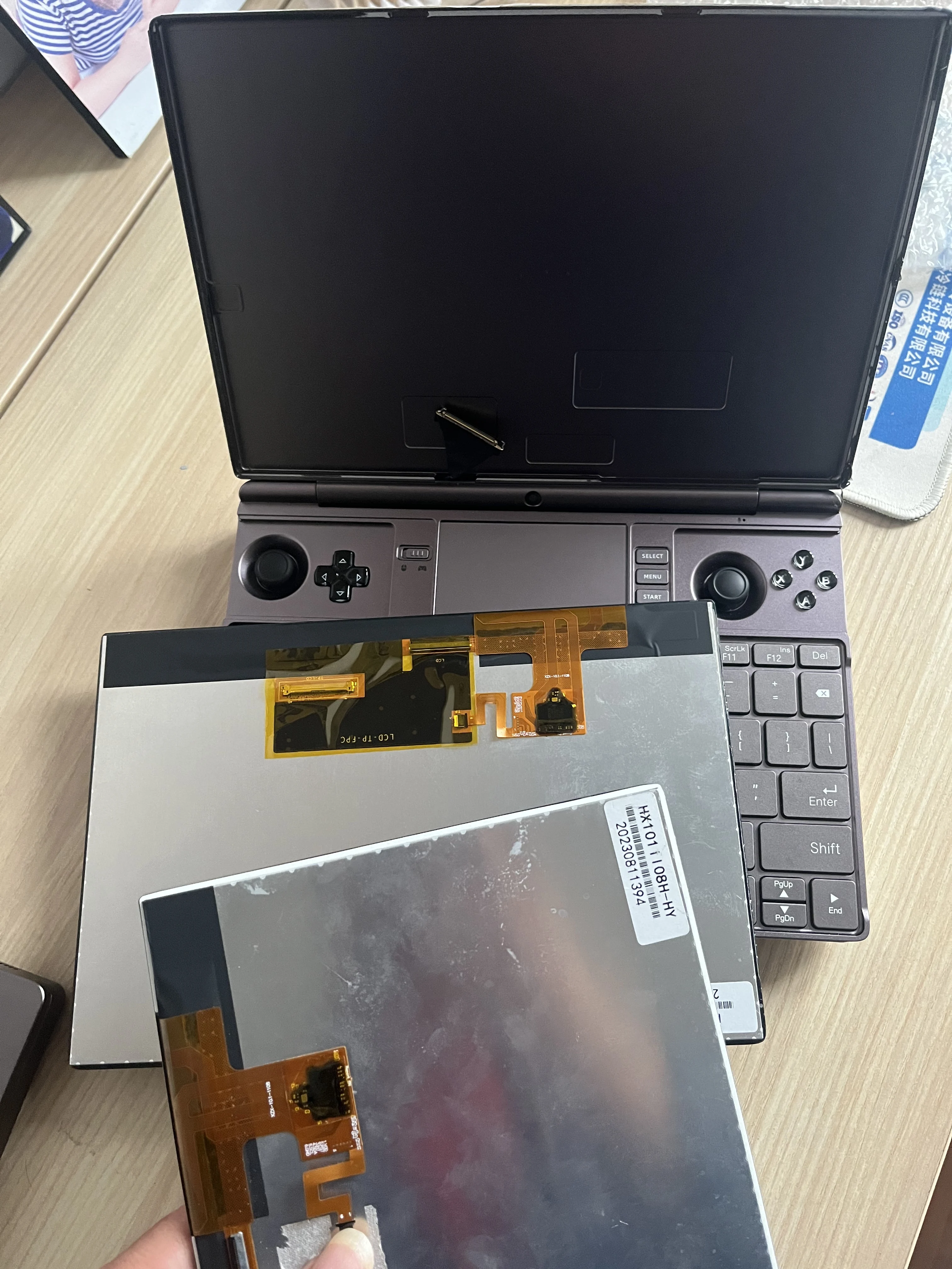 Nuovo originale per GPD Win max2 Display LCD con Touch Screen Digitizer Assembly per GPD Win max2 Accessori schermo di ricambio