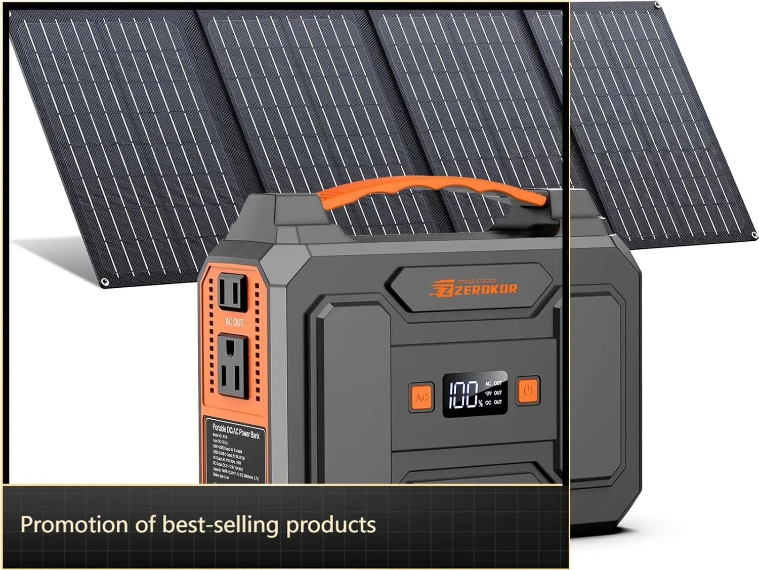 

Портативная электростанция, складная солнечная панель, солнечный генератор, розетка переменного тока, портативный аккумулятор для кемпинга, блок питания постоянного тока, смарт-устройство, для автофургонов и активного отдыха