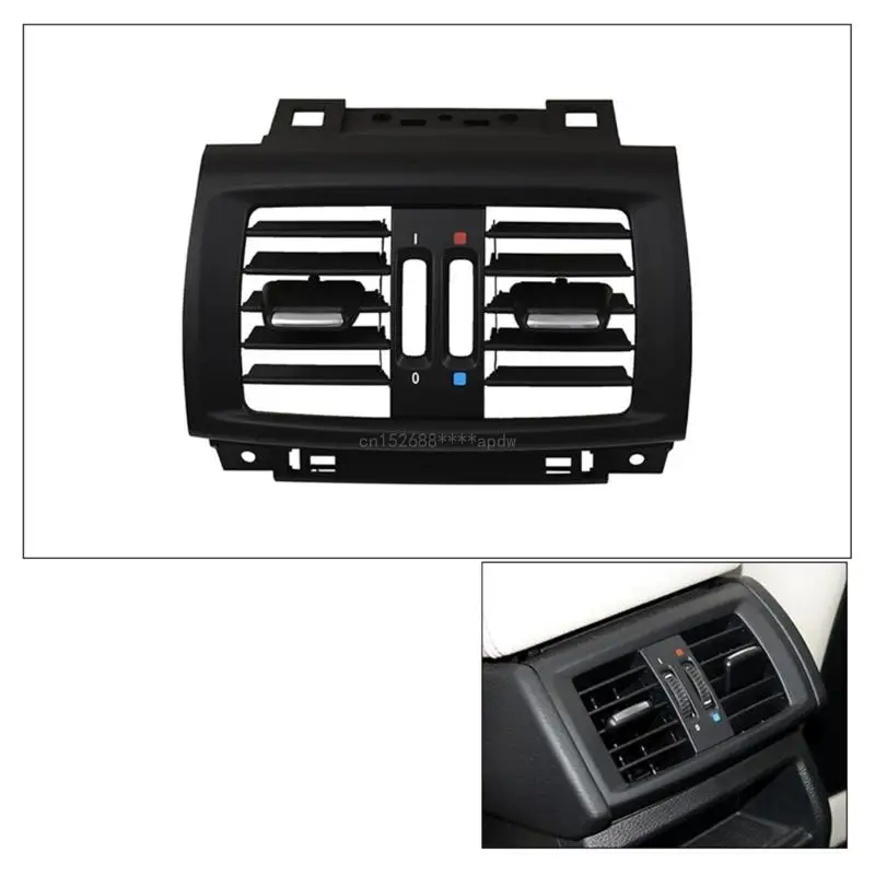 Car Rear Air Conditioner Vent Outlet Grille Panel for F25 F26 10-16 64229200888 Car Rear Exhaust Grille Cover