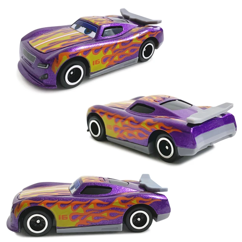 Cute Cartoon Small Cars Toy McQueen Mater Flo Lizzie Cruz Ramirez Sheriff Metal Alloy Diecast Model Toy Car For Children
