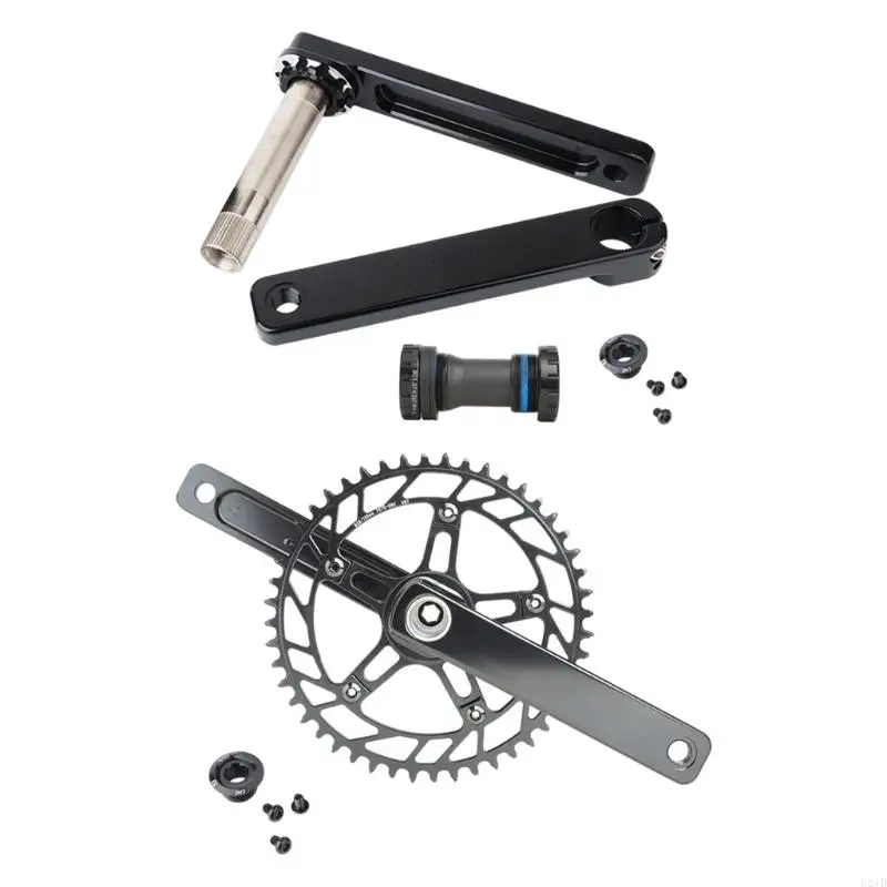 

Light Weight Aluminum Alloies Folding Bikes Cycling Crankset Precisions Gear Ratio For Smooth Pedaling And Quick Setups