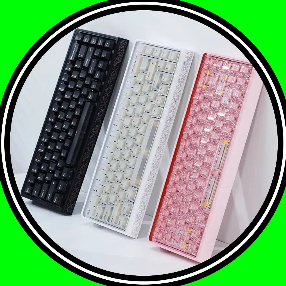 

MX68 Проводная клавиатура с магнитным переключателем, с возможностью горячей замены, 8K, игровая клавиатура для киберспорта RT0.01 Прокладка RGB Эргономичный ПК-геймер