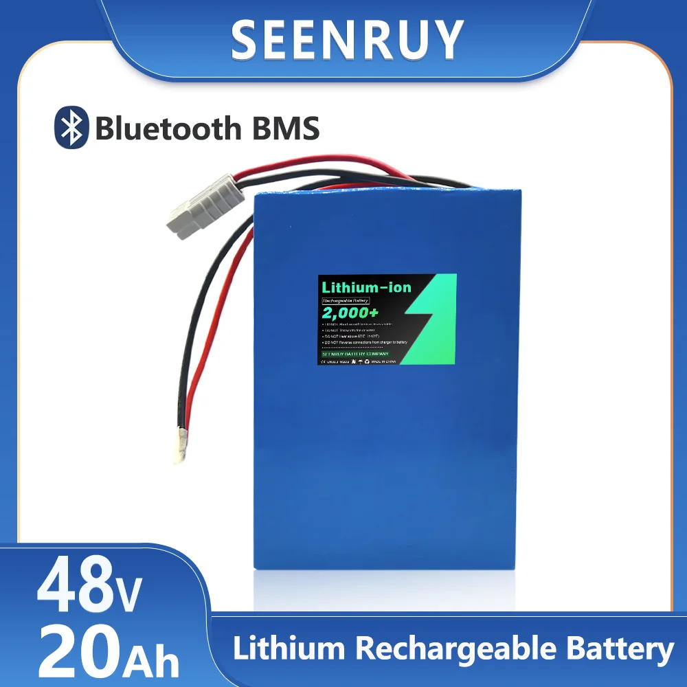 

48V 20AH Li-ion 13S Lithium Polymer Battery Built in 30A BMS For Electric tricycle Electric motorcycle golf cart
