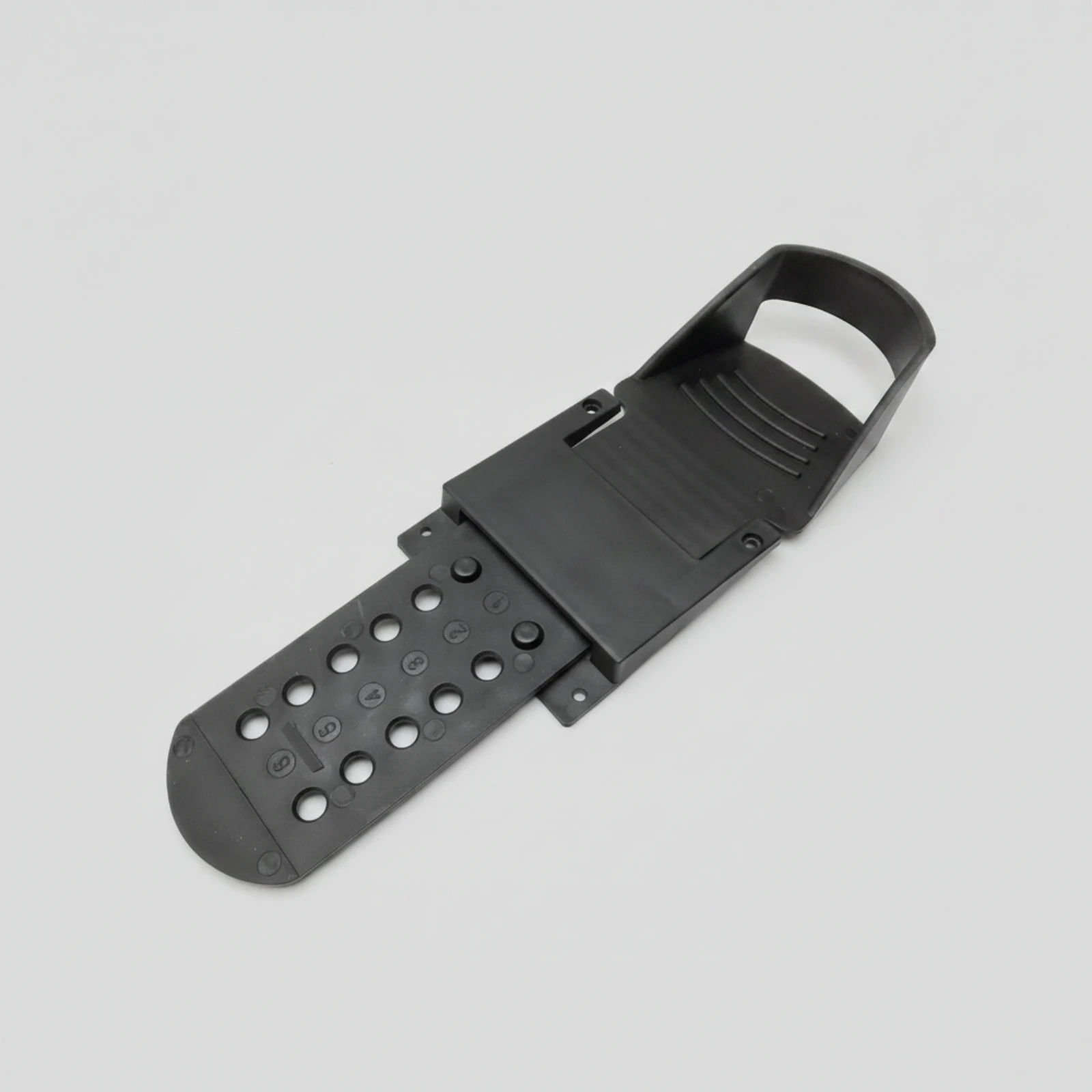 Pédale de Rameur avec Repose-Talon Texturé, Plaque de Pied de Remplacement pour Rameur, Pédales Ergonomiques Stables pour Rameur d'Intérieur