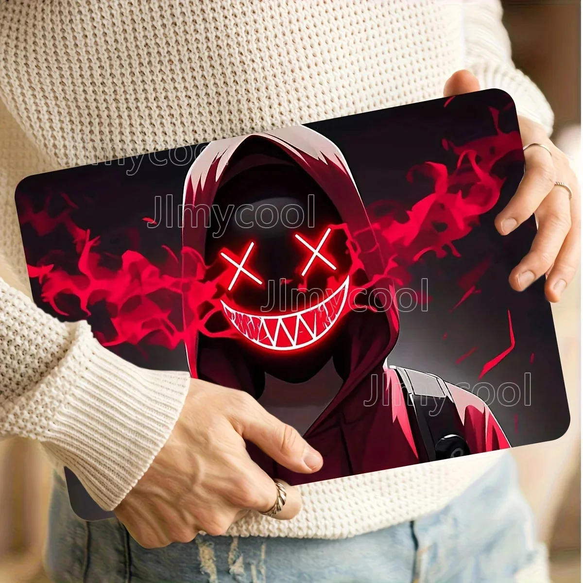 

2Pack Funny Grimace Pattern Laptop Art Decal Case Universal Netbook Skin Stickers Non-Reusable Laptop Skin Stickers Decals