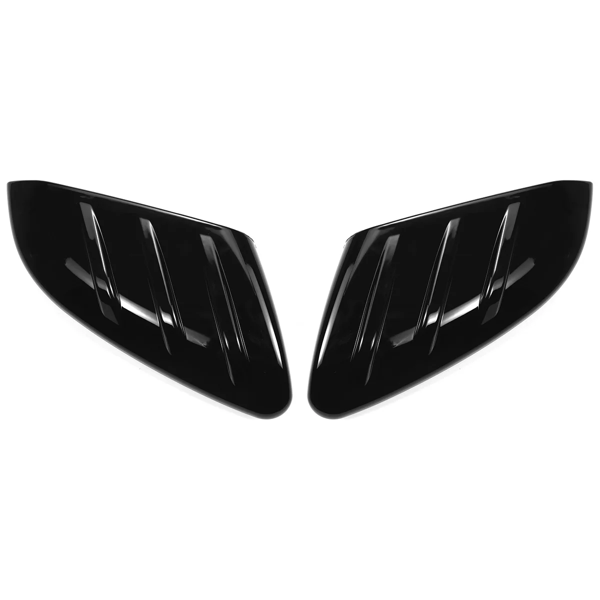 Pair Car Rearview Mirror Cover Glossy Black/Carbon Fiber Side Door Mirror Cover For Honda Civic 10th 2016 2017 2018 2019 2020