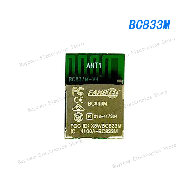 

BC833M 802.15.4, Bluetooth Bluetooth v5.2, Thread, Zigbee® Transceiver Module 2.4GHz PCB Trace Surface Mount