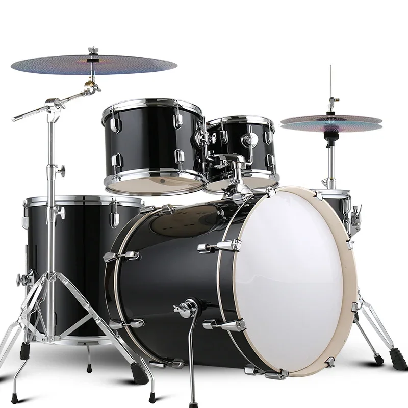 

Профессиональный ударный набор HUASHENG High End Drum Kit OEM: перкуссионный инструмент с низкошумными тарелками для взрослых и детей