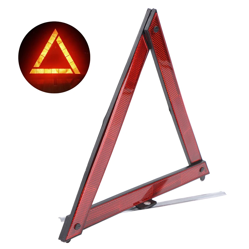 Panneau d'arrêt plié Tripod Car Emergency, Installation d'urgence, Danger, Triangle d'iode, Réflecteur de sécurité rouge, Signe d'iode, Nouveau