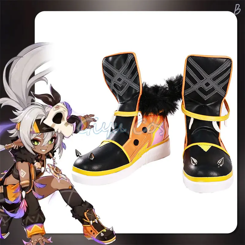 

Genshin Impact Iansan Cosplay Shoes Anime Chinese Style Halloween for Game