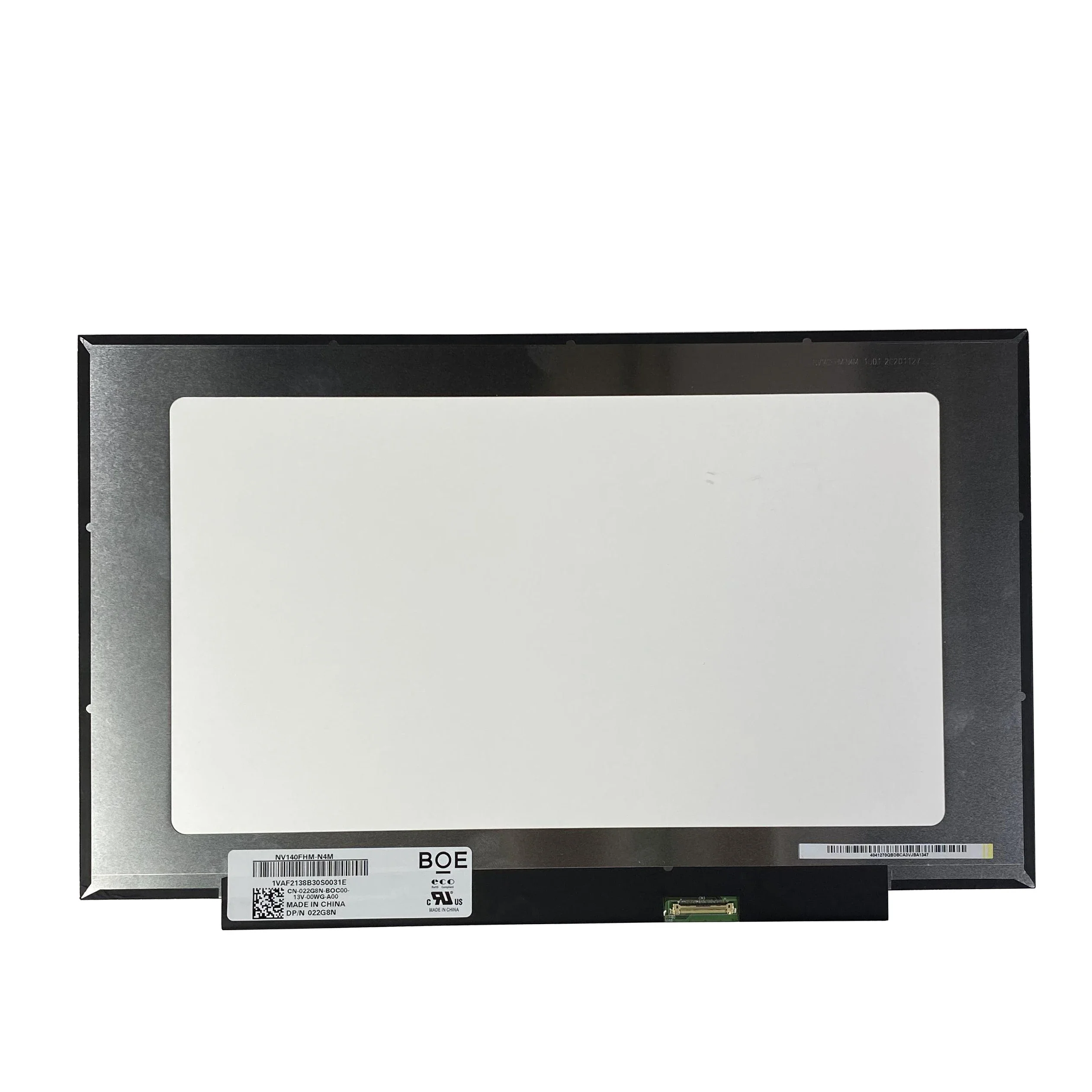 Original NEW NV140FHM-N4M 14 Inch LED Screen Laptop LCD IPS Screen For Dell Latitude 5400 5401 5410 1920*1080