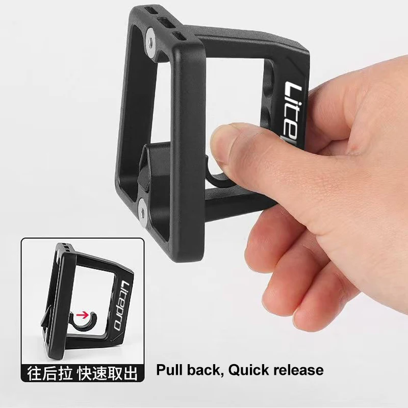 Front Carrier Block for Bromp Folding Bike Bag Bracket Carrier Holder CNC Aluminum Alloy Bicycle Part Accessories