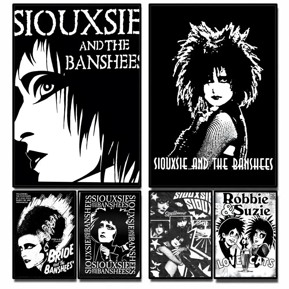 Band Siouxsie And The Banshees Poster High-definition poster stickers, suitable for bedroom, living room, home decoration