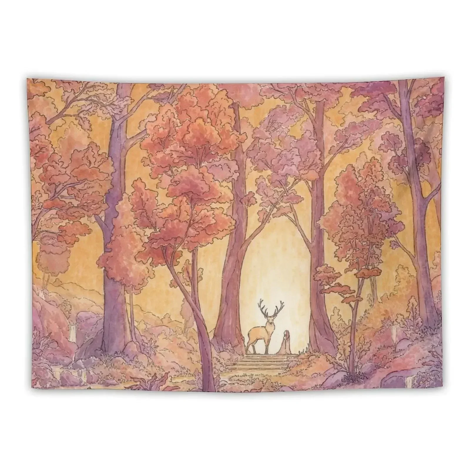 Cathedral Tapestry Decor For Room Aesthetic Decoration Tapestry