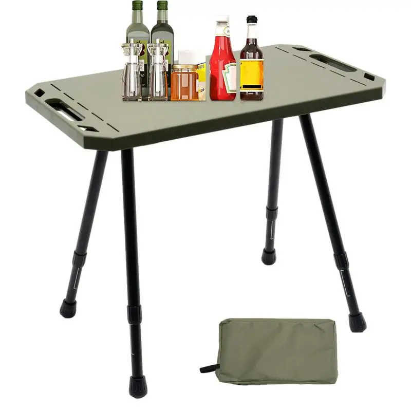 

Folding Camping Table Camping Side Table Camping Side Table Indoor Outdoor Table Telescopic Utility Table With Storage Bag For