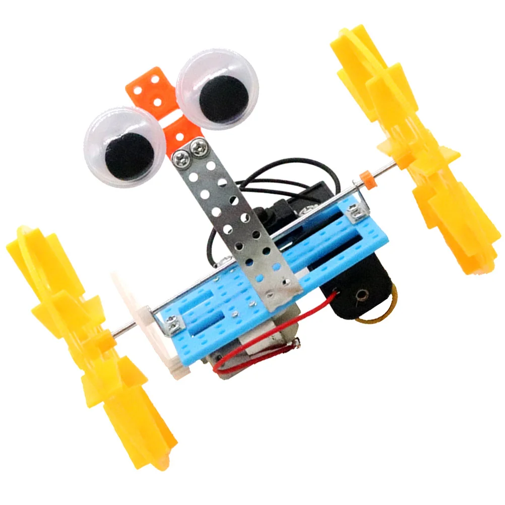 1Set DIY Balance Car Robot Intellectual Science Experiment Educational Stem Puzzle Kit for Kids Hands-on Assembly Scientific