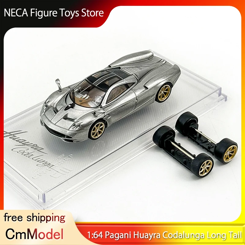 

CmModel 1:64 Pagani Huayra Codalunga Long Tail Alloy Model Collector's Edition Limited Hypercar Replica for Display Gifting Toy