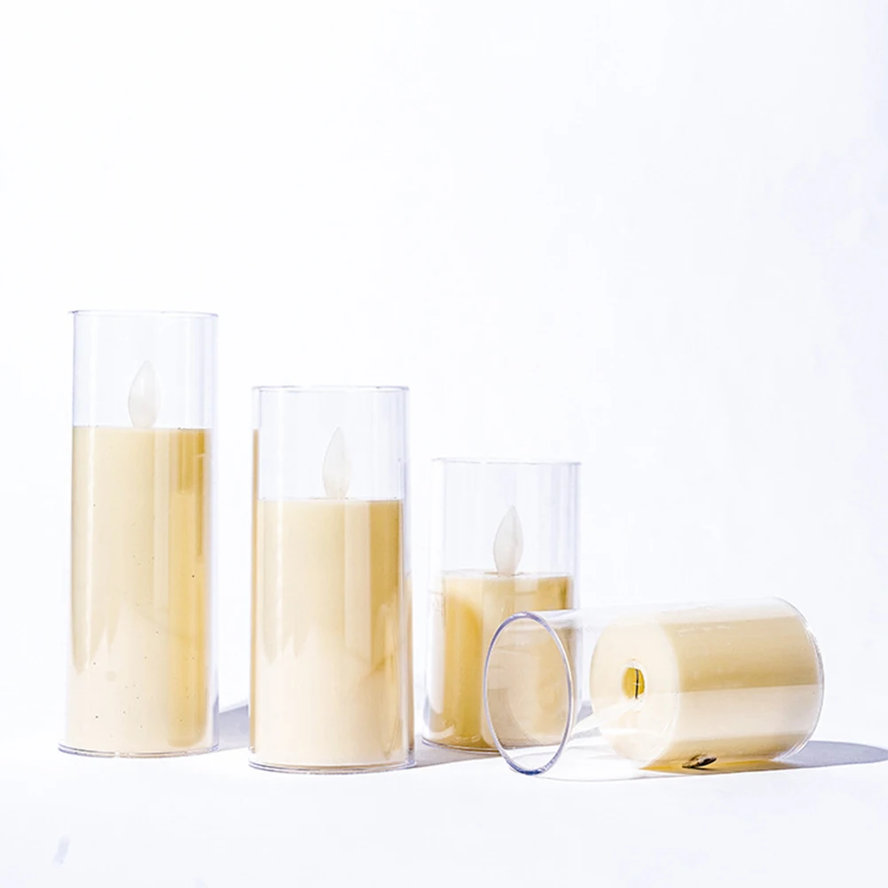 LED Candles Lights Flameless Electronic Candle Lamp Battery Operated Decorative Candle Lamp for Christmas Party Decor