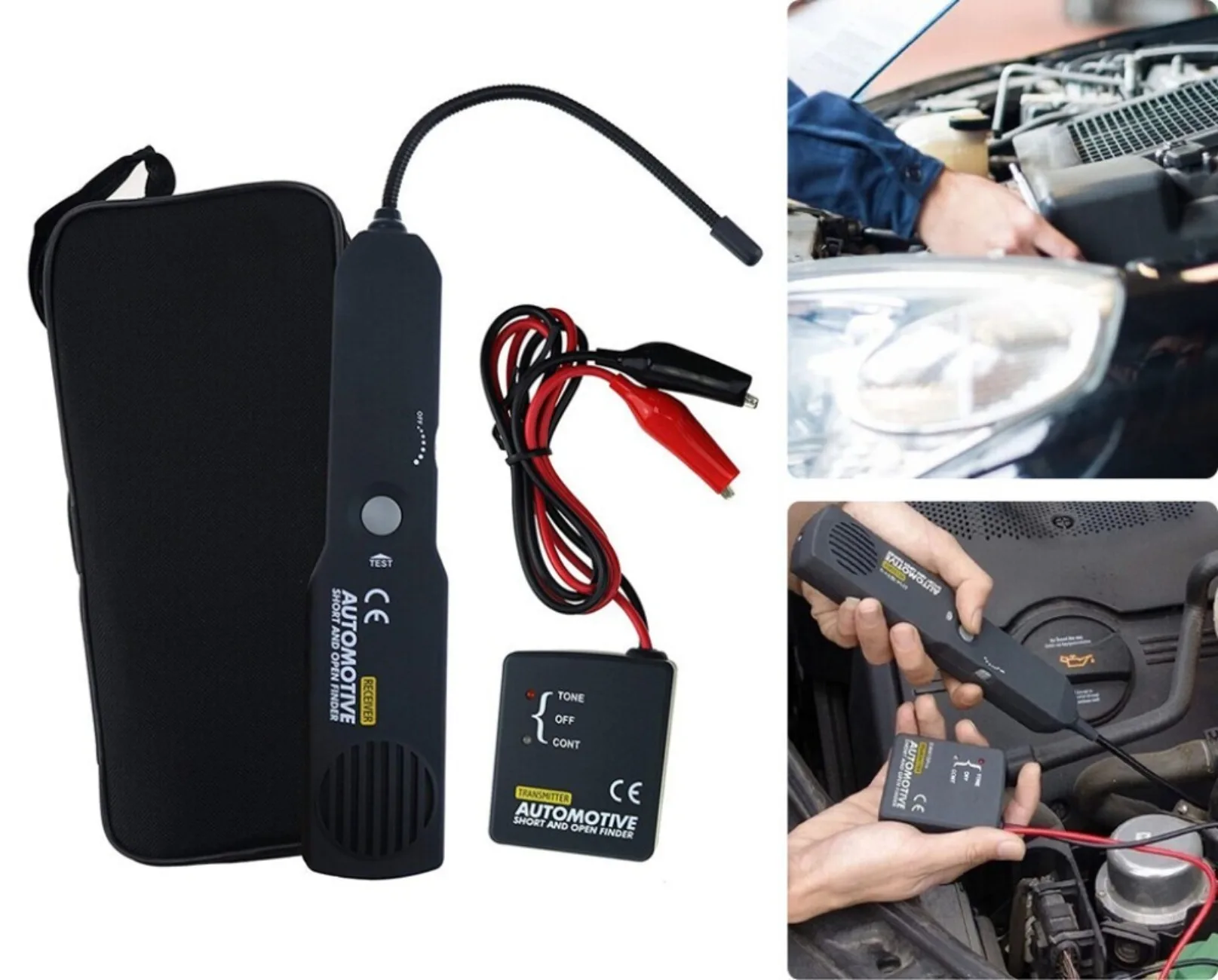 

EM415PRO Tracer Проводной трекер Короткий/открытый искатель 6-42 В Инструмент для автомобильной лодки