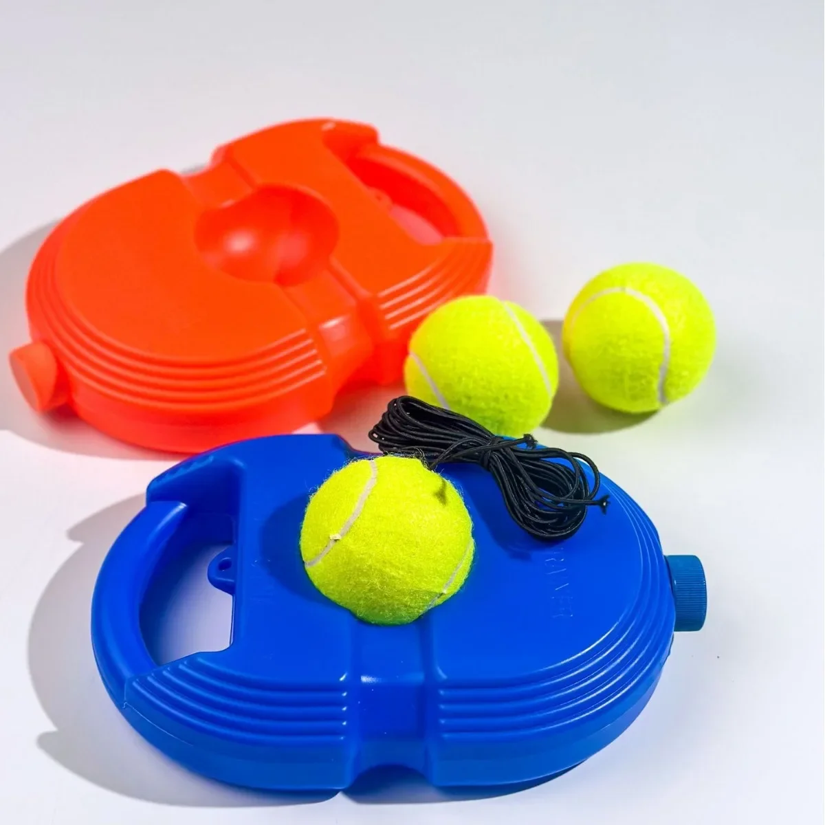 2026 Single Base Rubber Tennis Trainer Tee-New Upgraded Version in Orange/Blue for Outdoor Sports & Single Trainingpromote sales