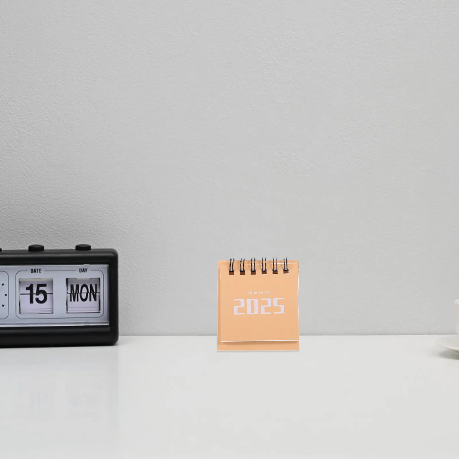 

Mini Standing Table Calendar 2025 Small Desk Calendar for Office Home School Teacher Desk Decor Modern Functional Organizer and