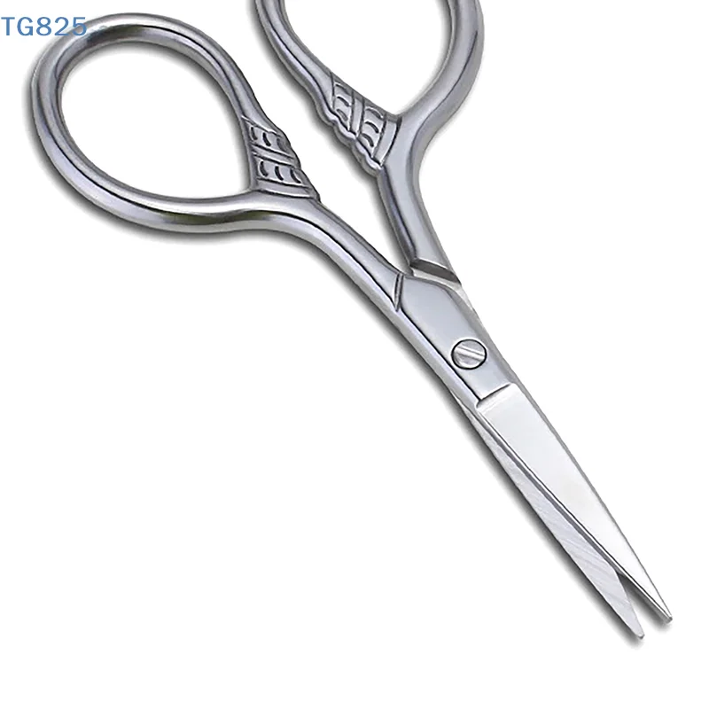 1Pc Stainless Steel Small Makeup Grooming Scissors Eyebrows For Manicure Nail Cuticle Beard And Mustache Trimmer Nose Hair Tool