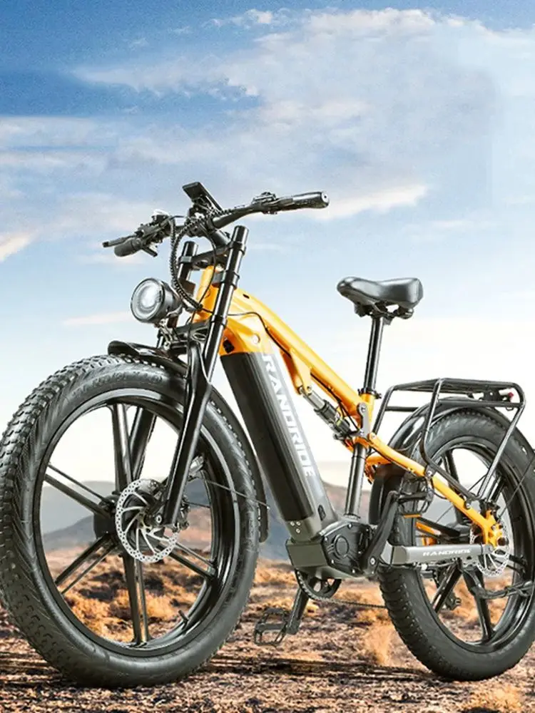 AliExpress NONE RANDRIDE YX80 Electric Bike, Dual Motor 2000W, Speed 45km/h, Suspended Aluminum Frame, Hydraulic Brakes
