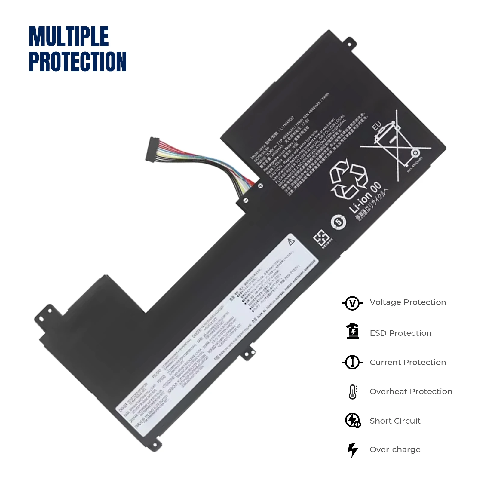 YOOFAN L17M4PG2 Battery For Lenovo Legion Y730-17ICH Y740-17IRH Y9000K Series L17M4PG2 L17C4PG2 L17L4PG2 L17S4PG2 L18C4PG1