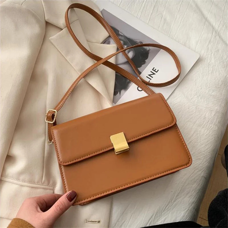 

Fashion Simple Shoulder Bags For Women New Cross body Bag Female Designer Handbags Small Flap Messenger