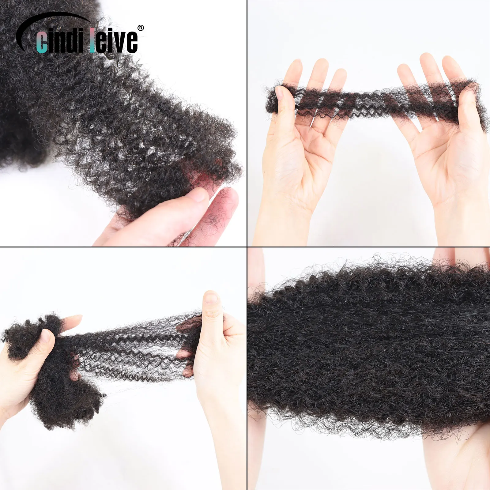 Afro Kinky Bulk Human Hair For Braiding Crochet Braiding Hair Extensions For Braids For Dreadlock Extensions No Weft 50g/Pack