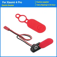 Charger Cord Cable+Charging Port Plug Cover Parts for Xiaomi 4 Pro Electric Scooter Charge Port Waterproof Cover Case Dust