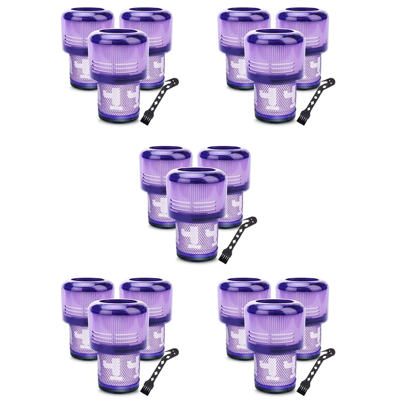 Lot de 15 filtres de remplacement pour aspirateur Dyson V11, appareil à couple d'entraînement, filtre Hepa sans fil avec animaux