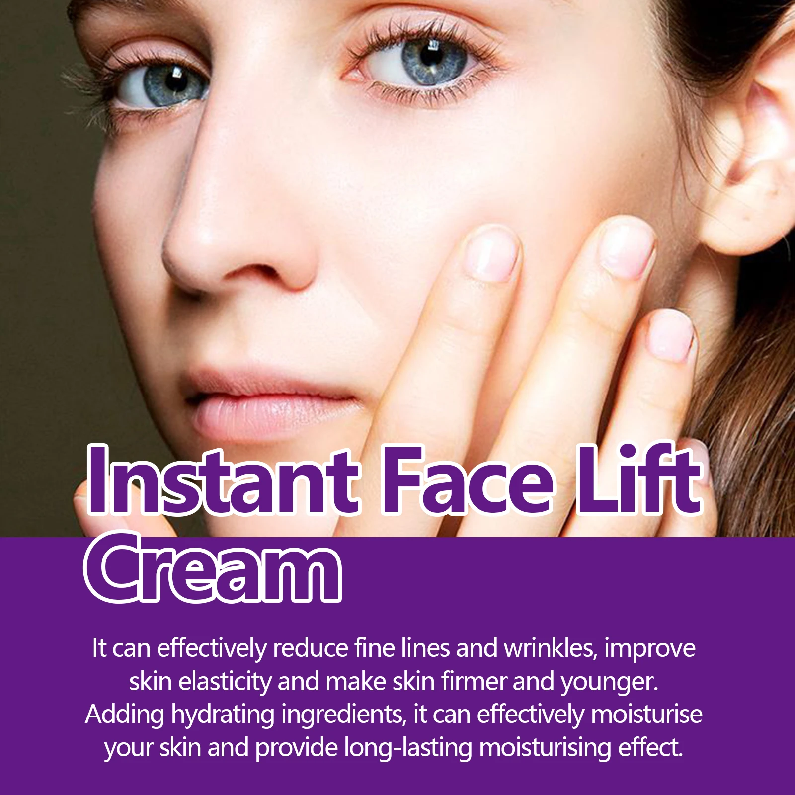 Crema viso lifting e rassodante Hoygi – Riduce le linee sottili e le pieghe nasolabiali, idrata e nutre la pelle delicatamente
