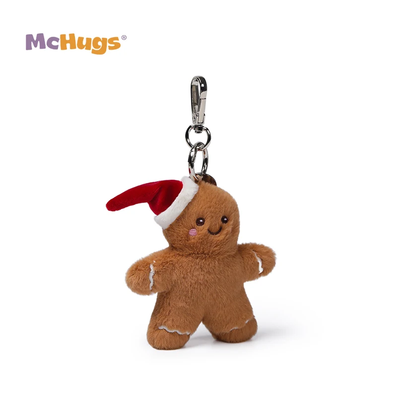 

In Stock Original Mchugs Gingerbread Man Christmas Keychain Doll Plush Doll Pendant Ornament Couple Figurine