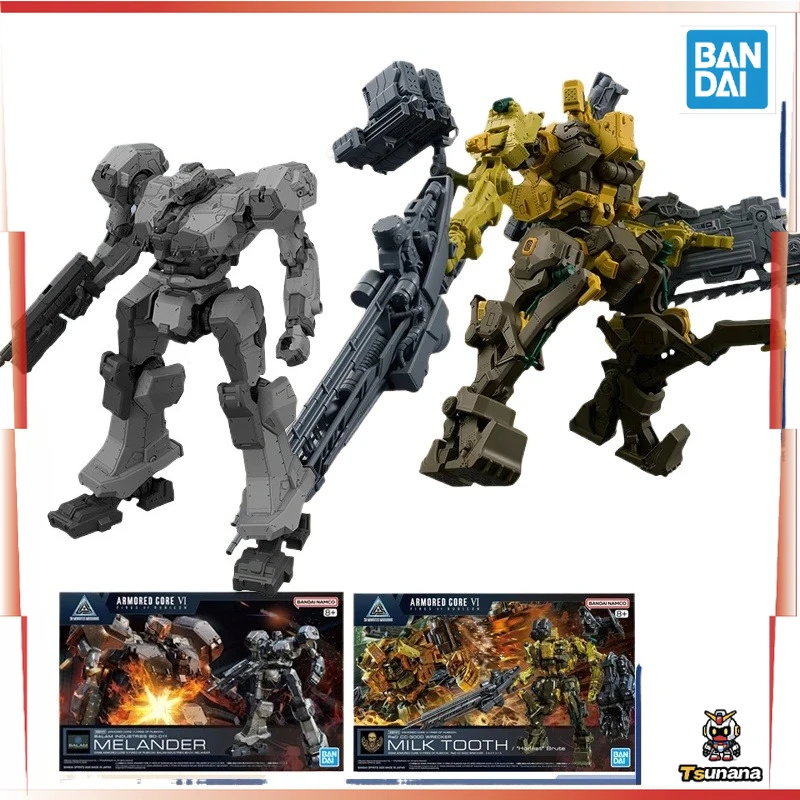 

Bandai Genuine 30MM ARMORED CORE Ⅵ RaD CC-3000 WRECKER MILK TOOTH & BD-011 MELANDER Anime Action Figure Assembly Model Toy Gift