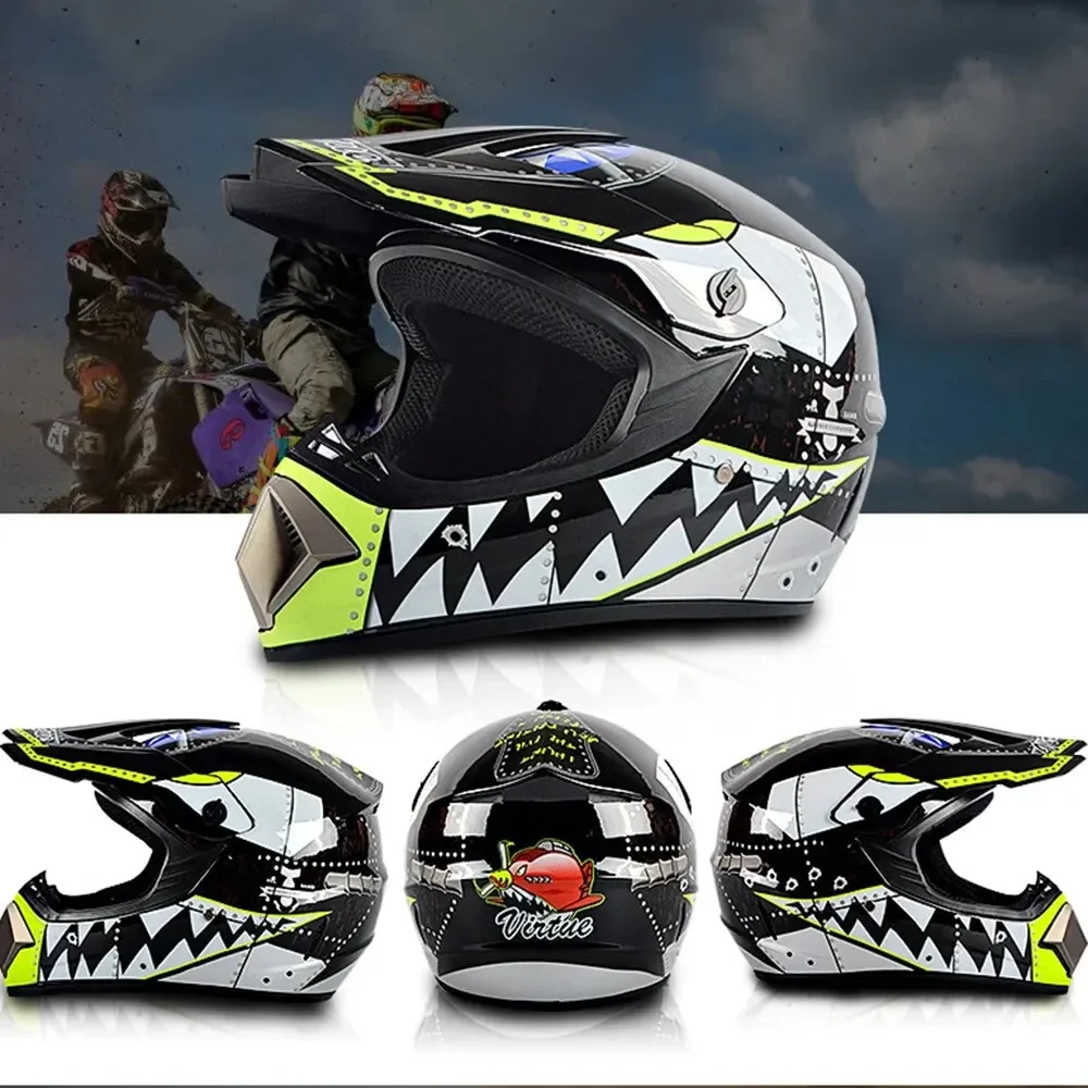 

Unisex Full-Coverage Motorcycle Helmet Personalized Moto Helmet for Men And Women Four Seasons Universal Scooter Helmet Gift