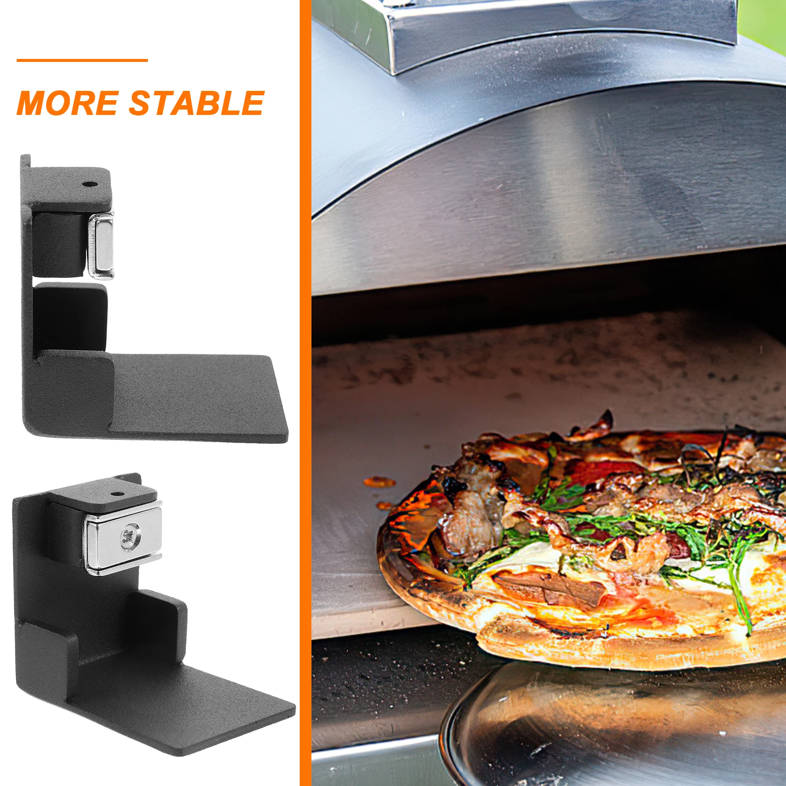 

Grease Tank Cover Chutes Metal Magnetic Stainless Steel Tray Protective Grease Chutes Cover Durable Oil Barrel Fix Easy