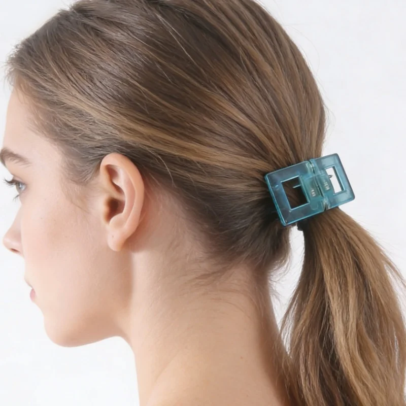 1pc Magnetic Closure Hair Clip Woman Prevents Slipping Separate Design Flat Magnetic Hairs Clip Prevents Pressure Marks Headwear