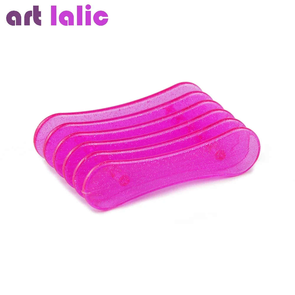 5 pçs escova de arte do prego caneta titular suporte rosa bandeja multi-cor opções para uso profissional e em salão de beleza doméstico