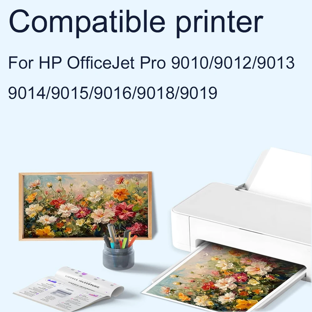 4Color Printer 962 966 XL Compatible Color Inkjet Ink Cartridge 962XL 966XL For HP 962 for HP OfficeJet Pro 9015 9020 9025