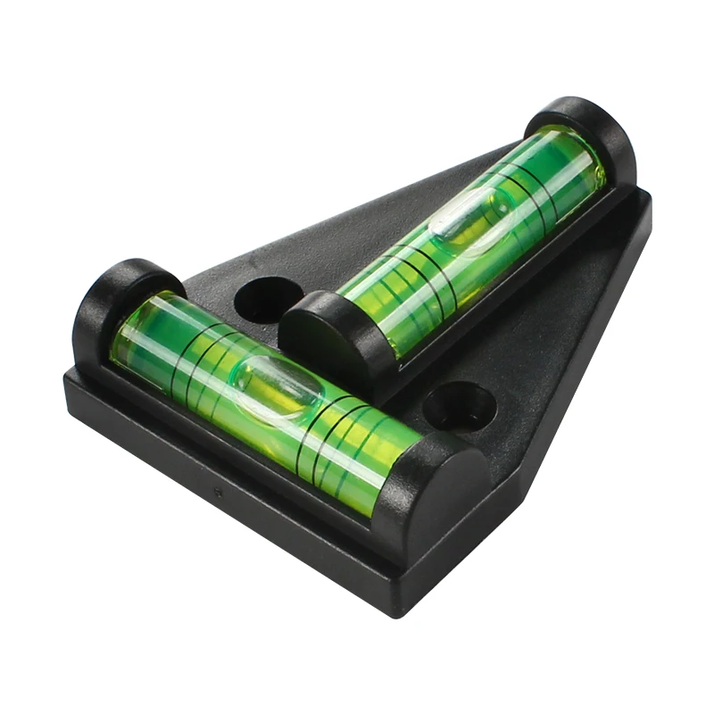 

Черный высокоточный мини-T-образный спиртовой уровень из АБС-пластика с 2 флаконами для деталей автофургона