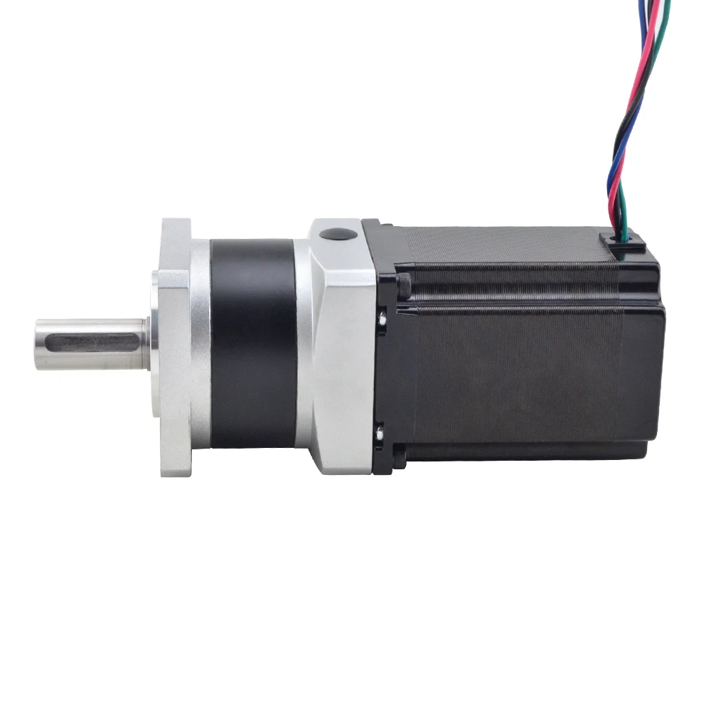 Imagem -02 - Nema 23 Stepper Motor Relação Gearbox Planetária 5:1 10:1 Nema23 Engrenou o Eixo de Saída do Motor f 14 mm para a Impressora 3d