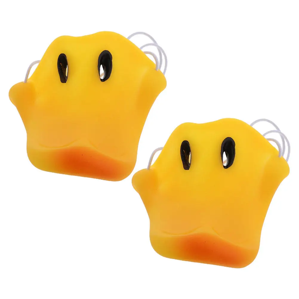 2 шт. Забавные накладки на нос в виде утиного клюва, эластичные маски для вечеринок, Хэллоуина, косплея, аксессуары для маскировки в виде животных