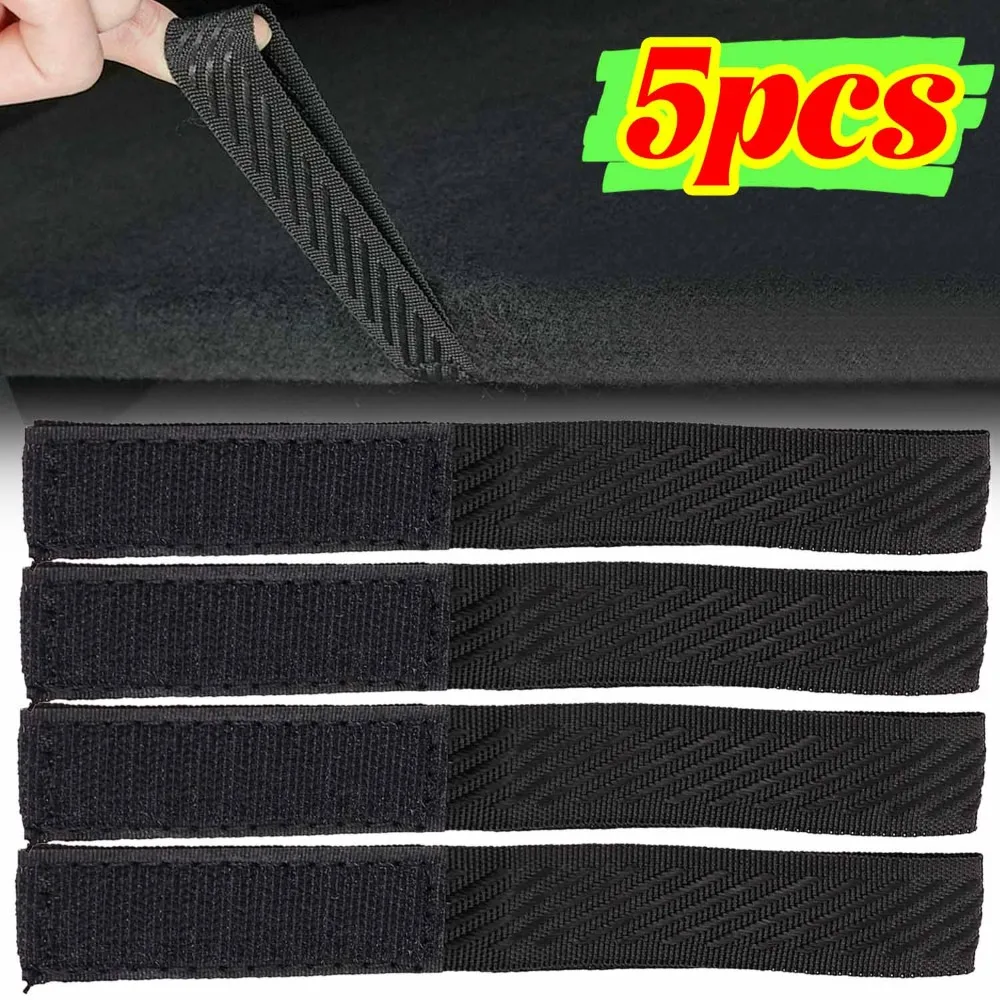 Hidden Storage Board Pull String Easy Open Trunk Lid Strap Thick Nylon Handle for Tesla Model Y No Drill Auto Interior Upgrades