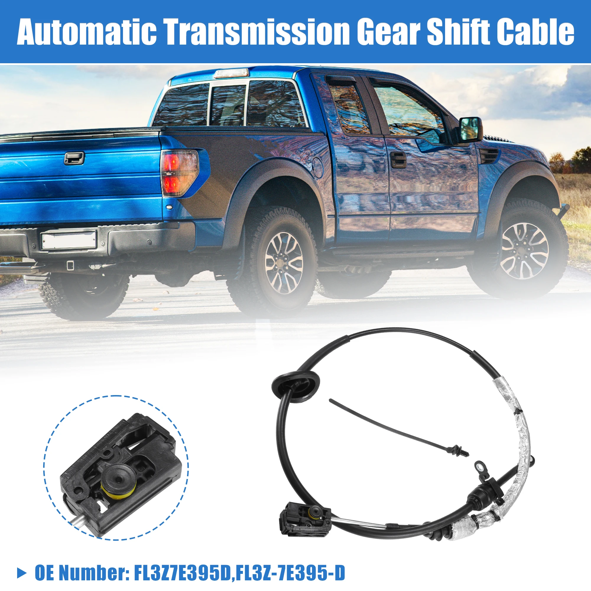 

UXCELL Трос переключения передач автоматической коробки передач No FL3Z7E395D для Ford F-150 2015-2019