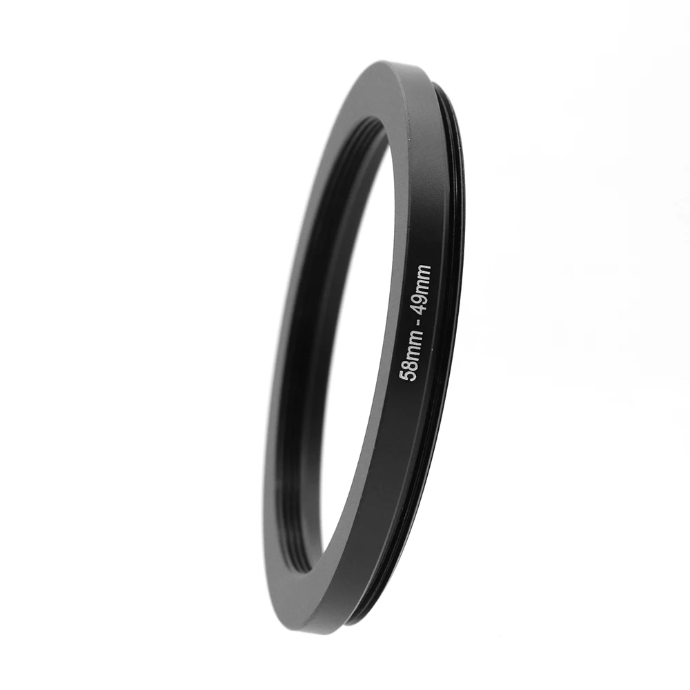 Camera Lens Filter Adapter Ring Step Up or Down Ring Metal for 58mm lens - 43 46 49 52 55 62 67 72 77 82mm UV ND CPL Lens Hood