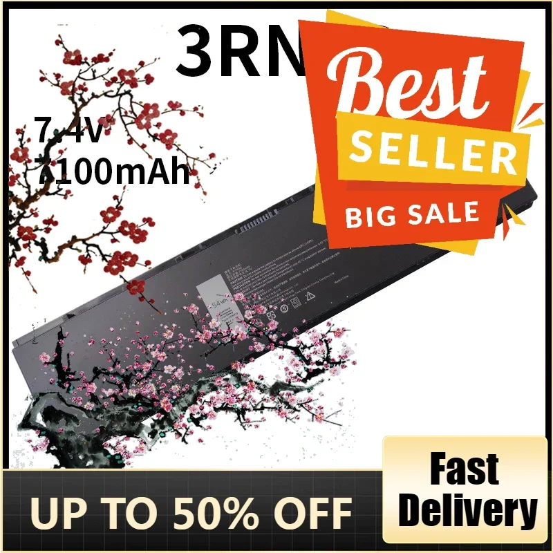 

【Fast Delivery】New 7.4V 54Wh 3RNFD V8XN3 Laptop Battery For Dell Latitude 14 E7440 E7450 E7420 Series G95J5 34GKR 0909H5 0G95J5